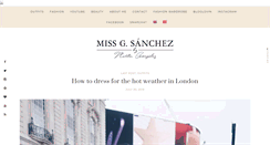 Desktop Screenshot of missgsanchez.com